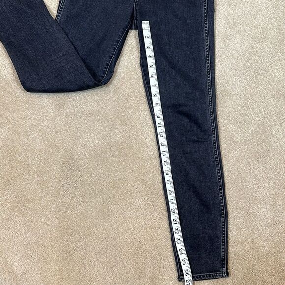 Madewell Dark Grey 10” High Riser Skinny Skinny Women Jeans Denim Size 26 - Picture 7 of 8
